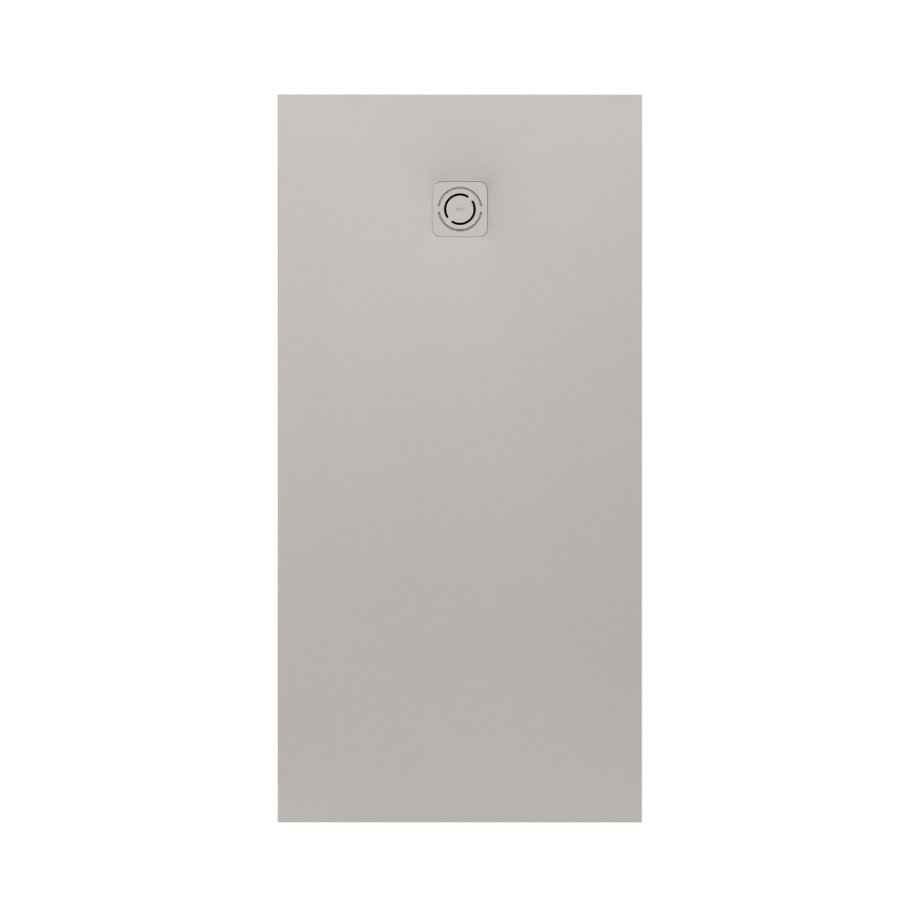 Image of the Roca Terran-N Stonex 1400mm x 700mm Pearl Shower Tray with Waste